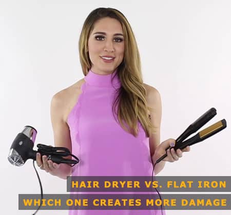 Featured Image of Hair Dryer Versus Flat Iron Which One Creates More Damage